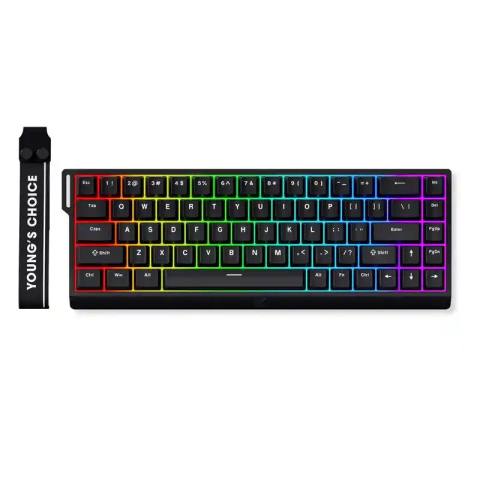 MCHOSE Ace 68 Hall Effect Magnetic Switch Gaming Keyboard – Solid Black